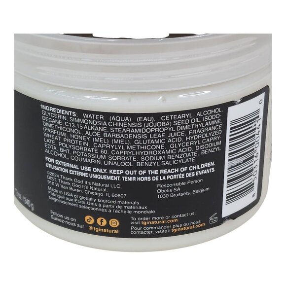 Tgin Honey Miracle Hair Mask With Jojoba Seed Oil 12 Oz For Dry Or Damaged Hair - Picture 5 of 7